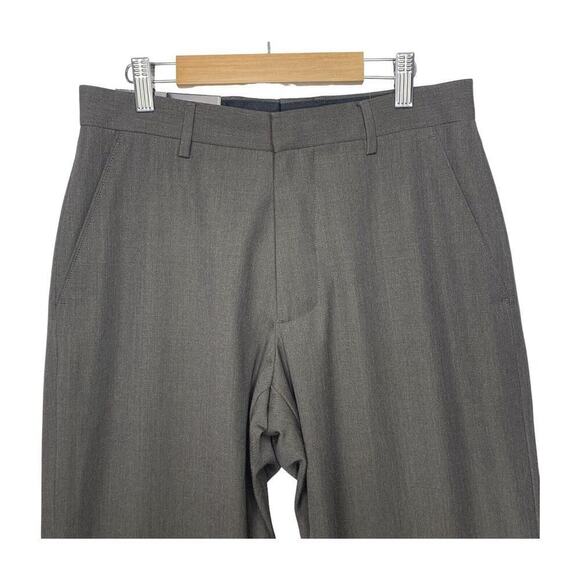 Banana Republic 100% Wool Straight Leg Dress Pants Mens 30x30 NWT $98 - Picture 2 of 10